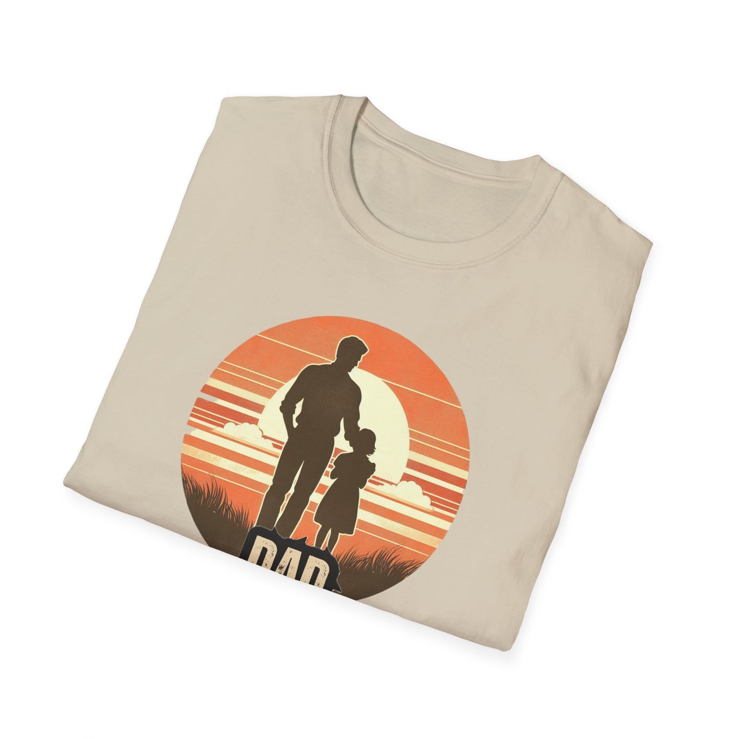 Dad & Daughter: A Bond Beyond Time - Vintage Unisex Softstyle Tee for Father's Day, Birthday, Anniversary and Christmas Gift.