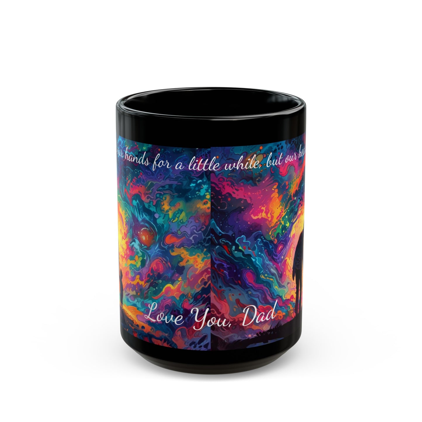 Love You, Dad - Graphic Mug (1100z, 15oz), Gift Idea for Father's Day