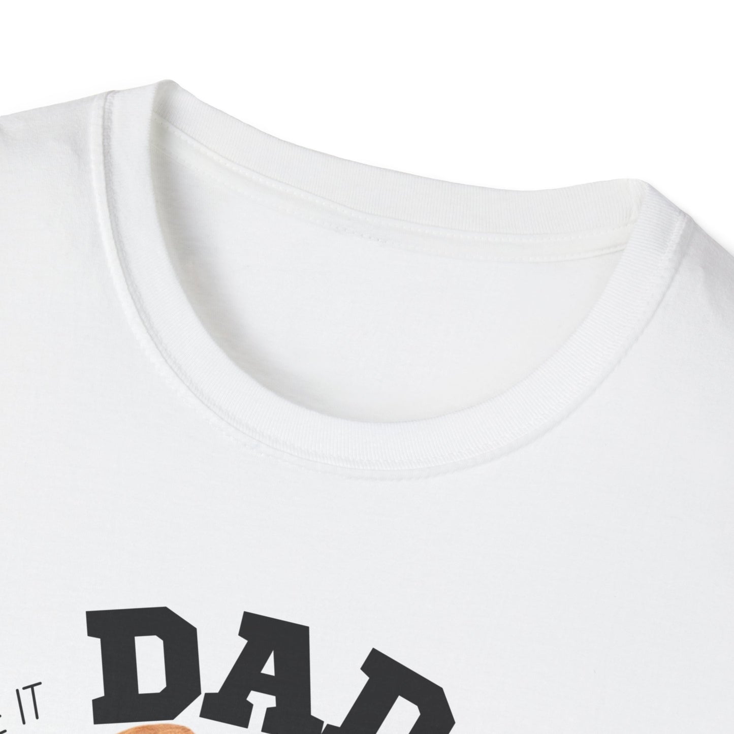 Dad is GOAT - Unisex Softstyle T-Shirt, Gift Idea for Father's Day