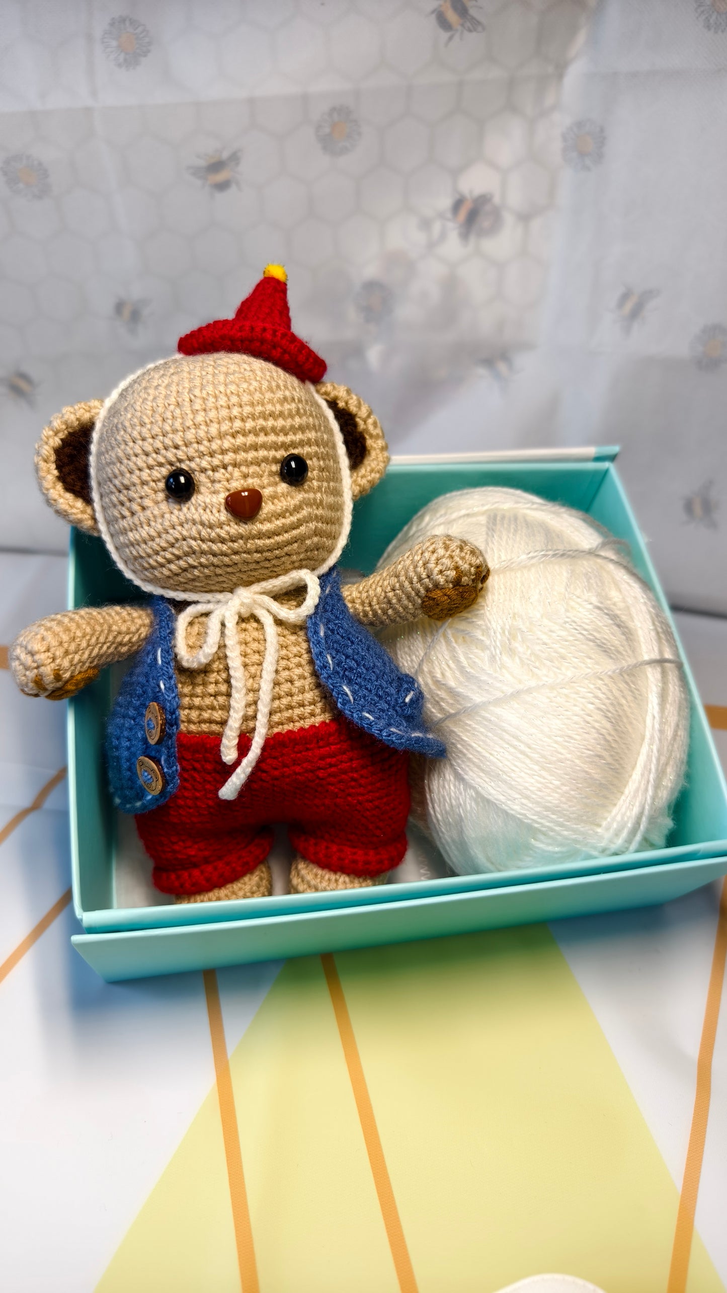Billy - Handmade Crochet Teddy Bear | Unique teddy bear gift | Amigurumi bear
