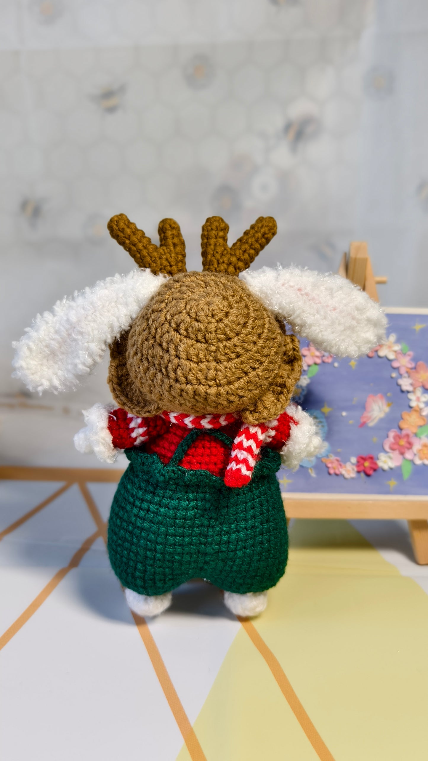 Mopsy the Christmas Bunny β Your Handmade Holiday Buddy | Crochet Toy
