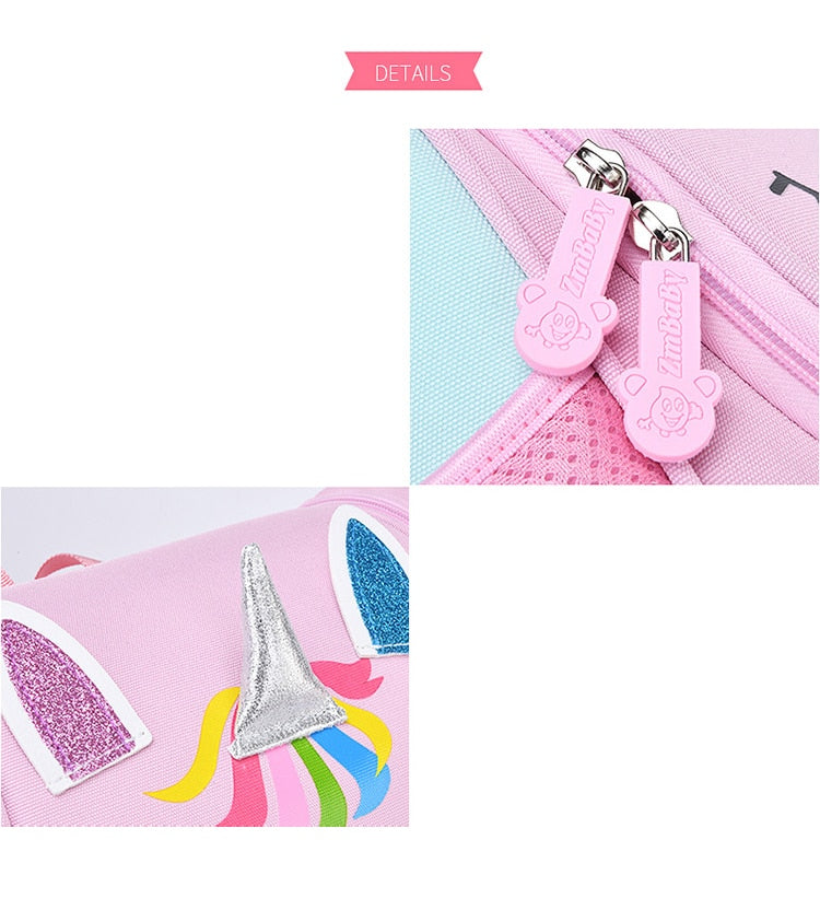 Yellow Tiger Kid's Schoolbag