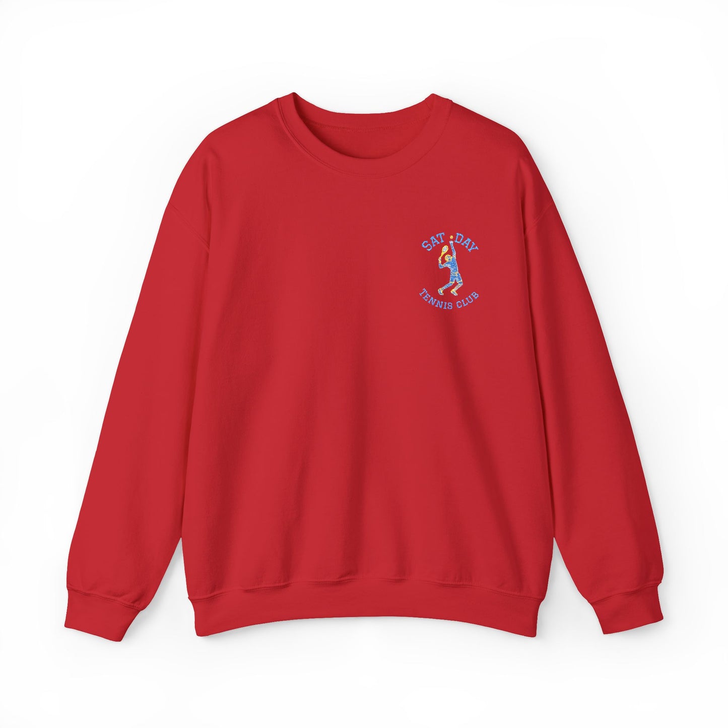 Women's Embroidered Vintage Tennis Sweatshirt | Retro Club Pullover