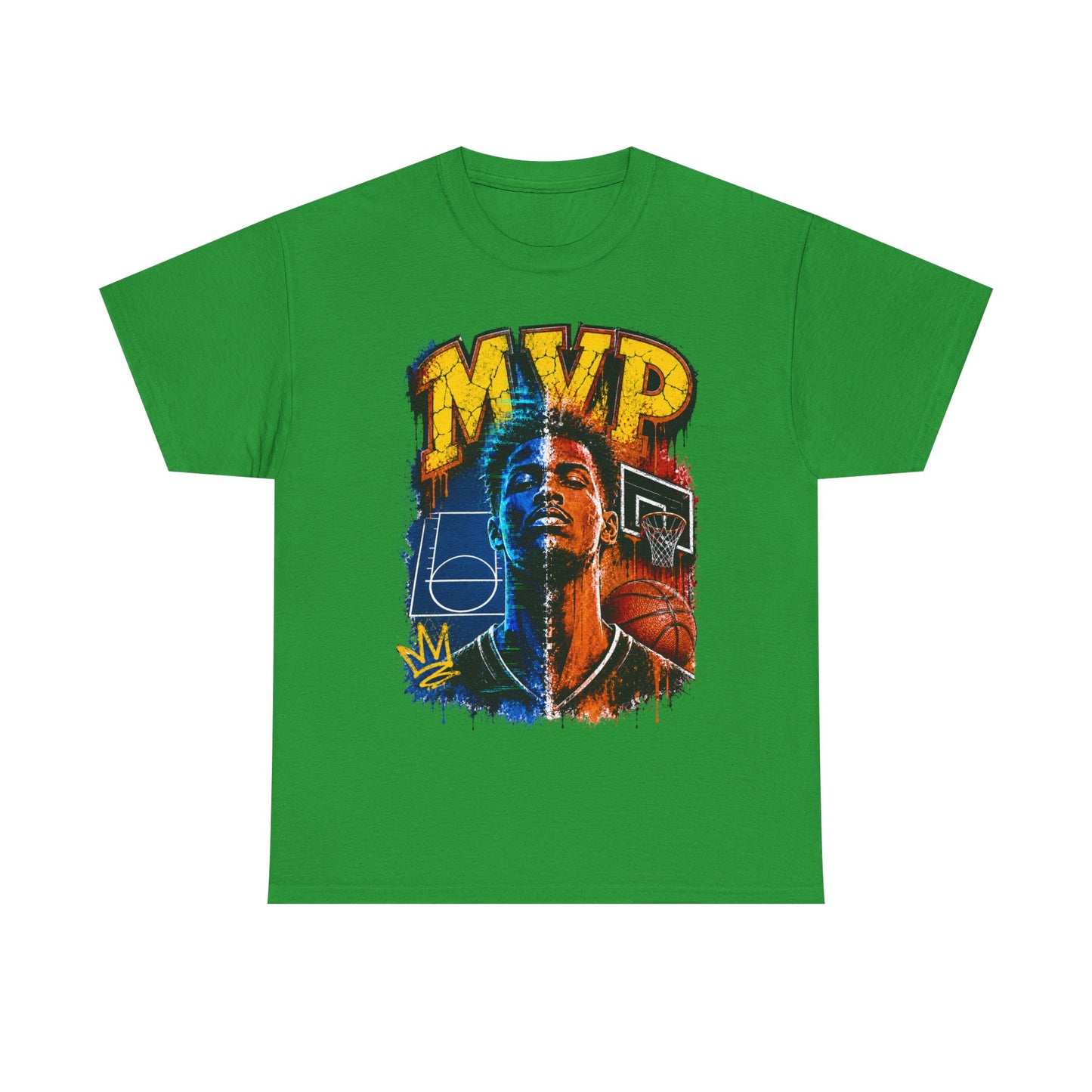 Urban Street Basketball MVP Graphic Tee | Retro Hoops Streetwear T-Shirt