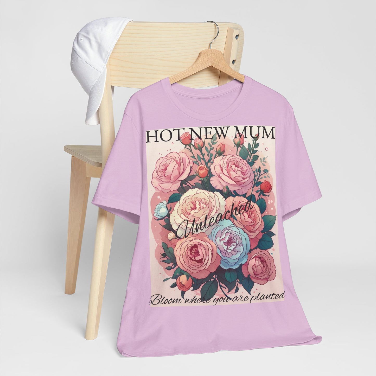 Hot New Mum Unleashed - Short Sleeve Tee, Mother's Day, New Mum Series