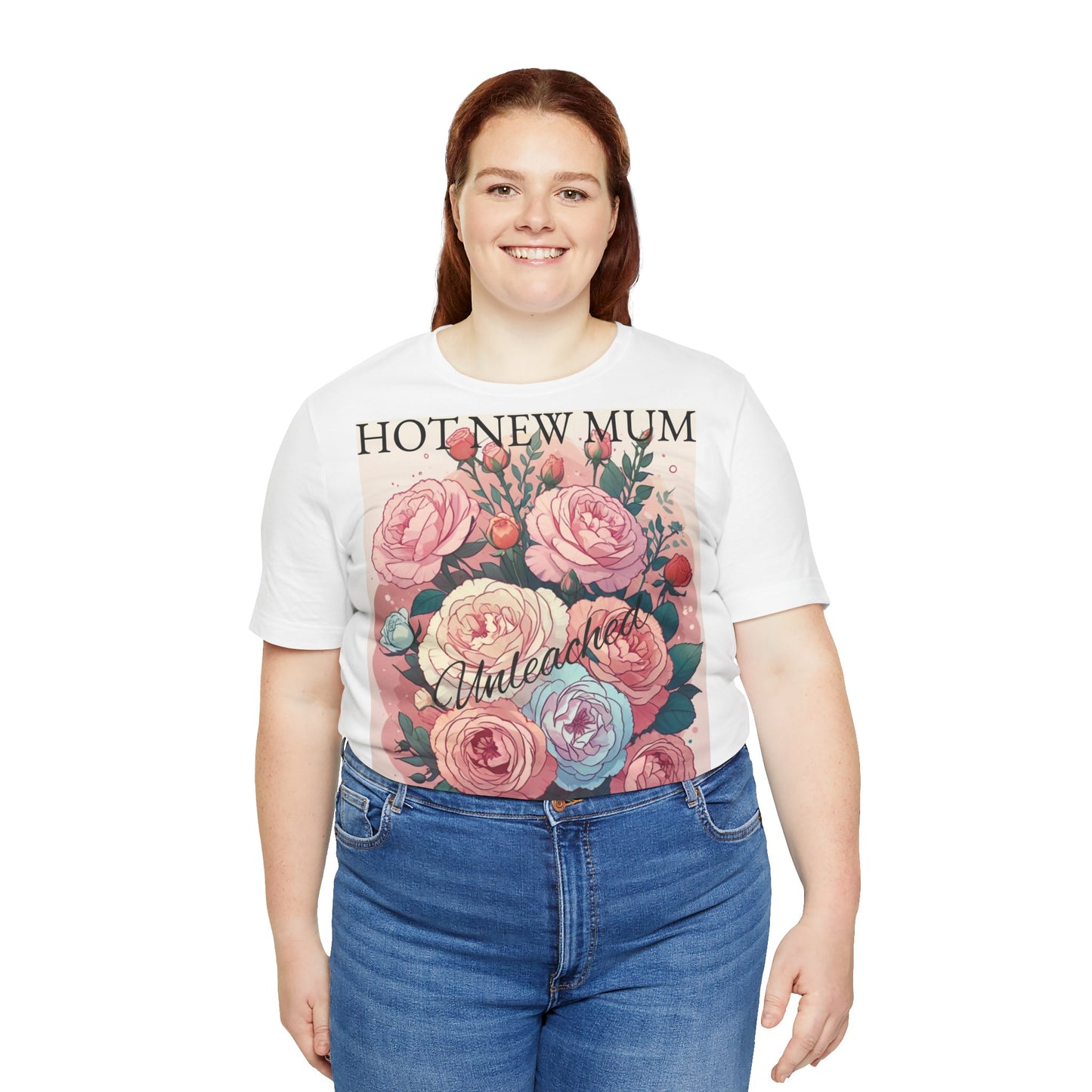 Hot New Mum Unleashed - Short Sleeve Tee, Mother's Day, New Mum Series