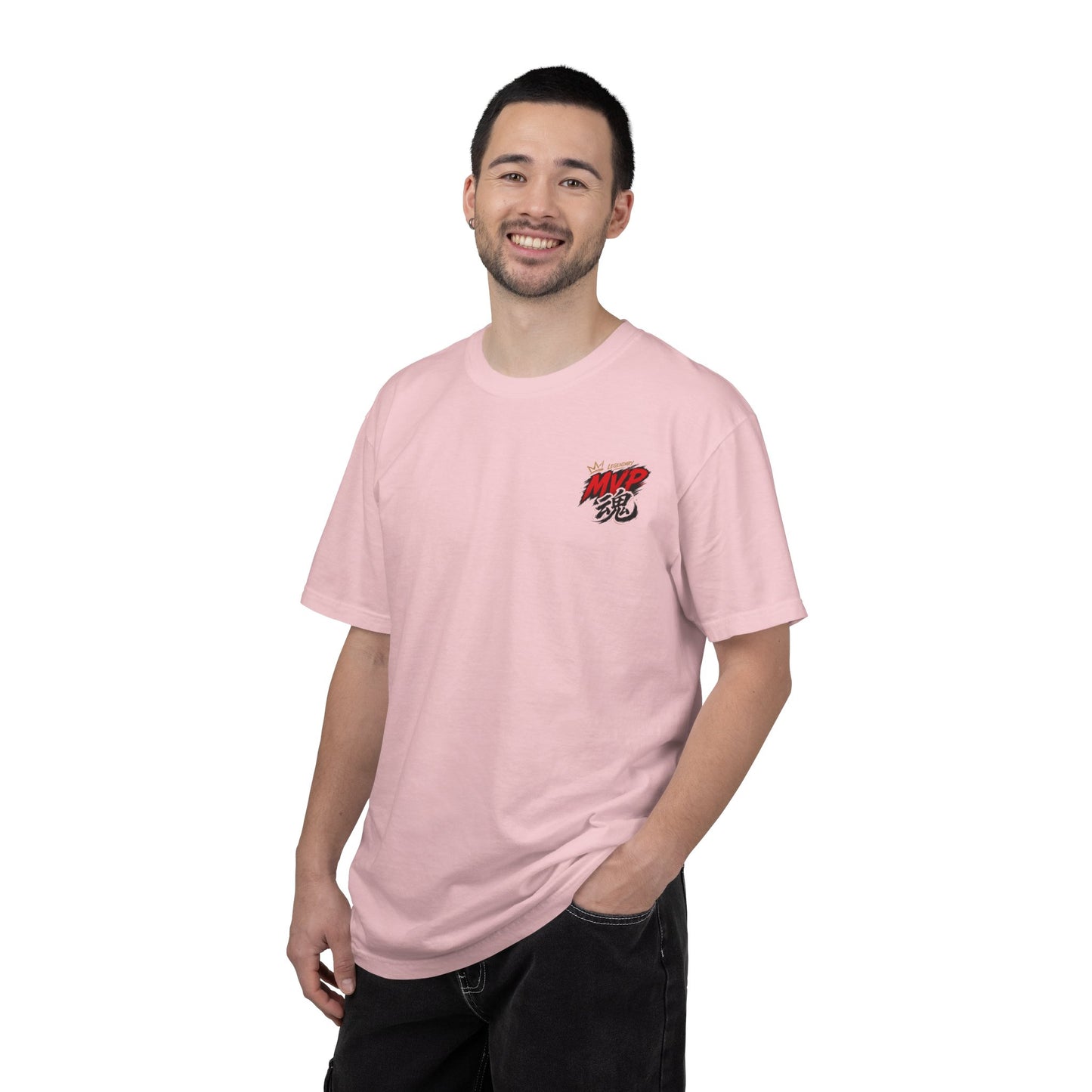 Vintage Basketball MVP Graphic Tee | Mr. GOAT 90s Streetwear T-Shirt | Retro Hoops Urban Apparel | Front and Back Print