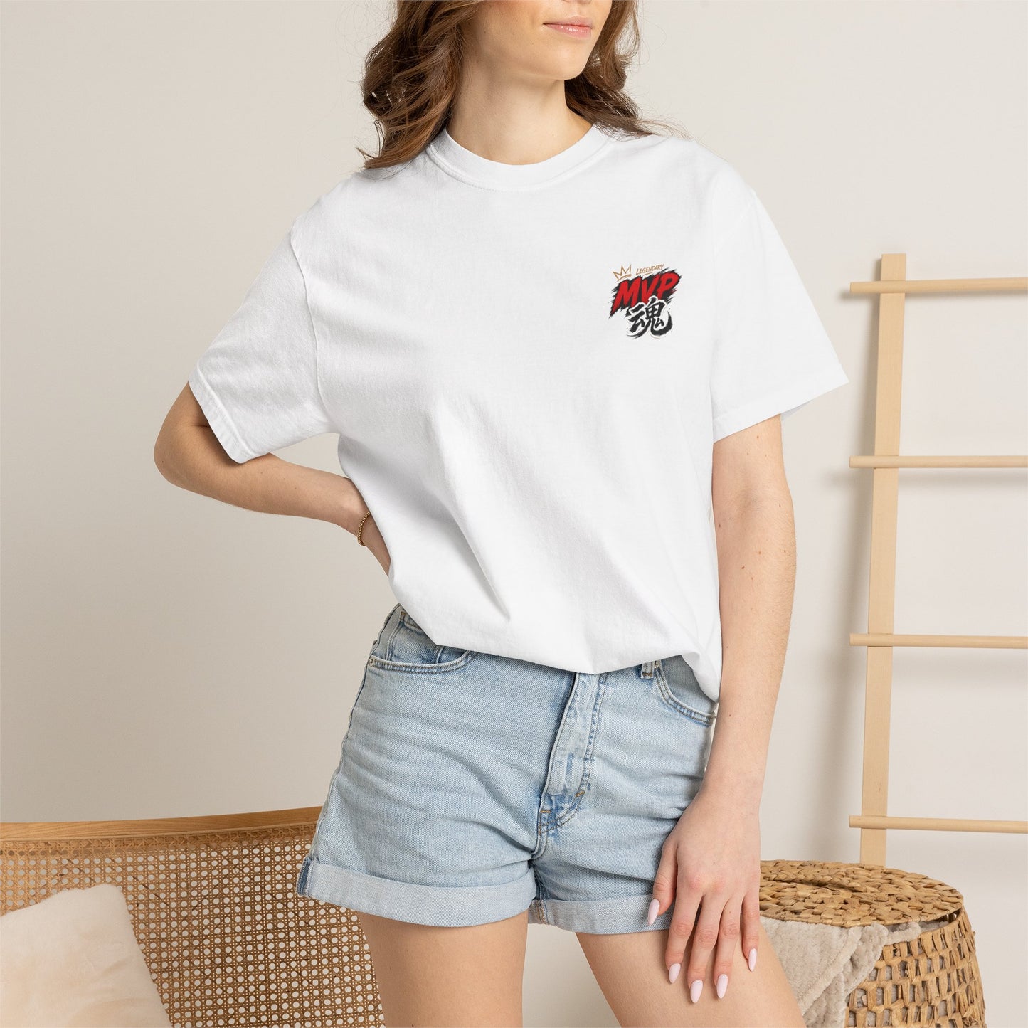 Vintage Basketball MVP Graphic Tee | Mr. GOAT 90s Streetwear T-Shirt | Retro Hoops Urban Apparel | Front and Back Print