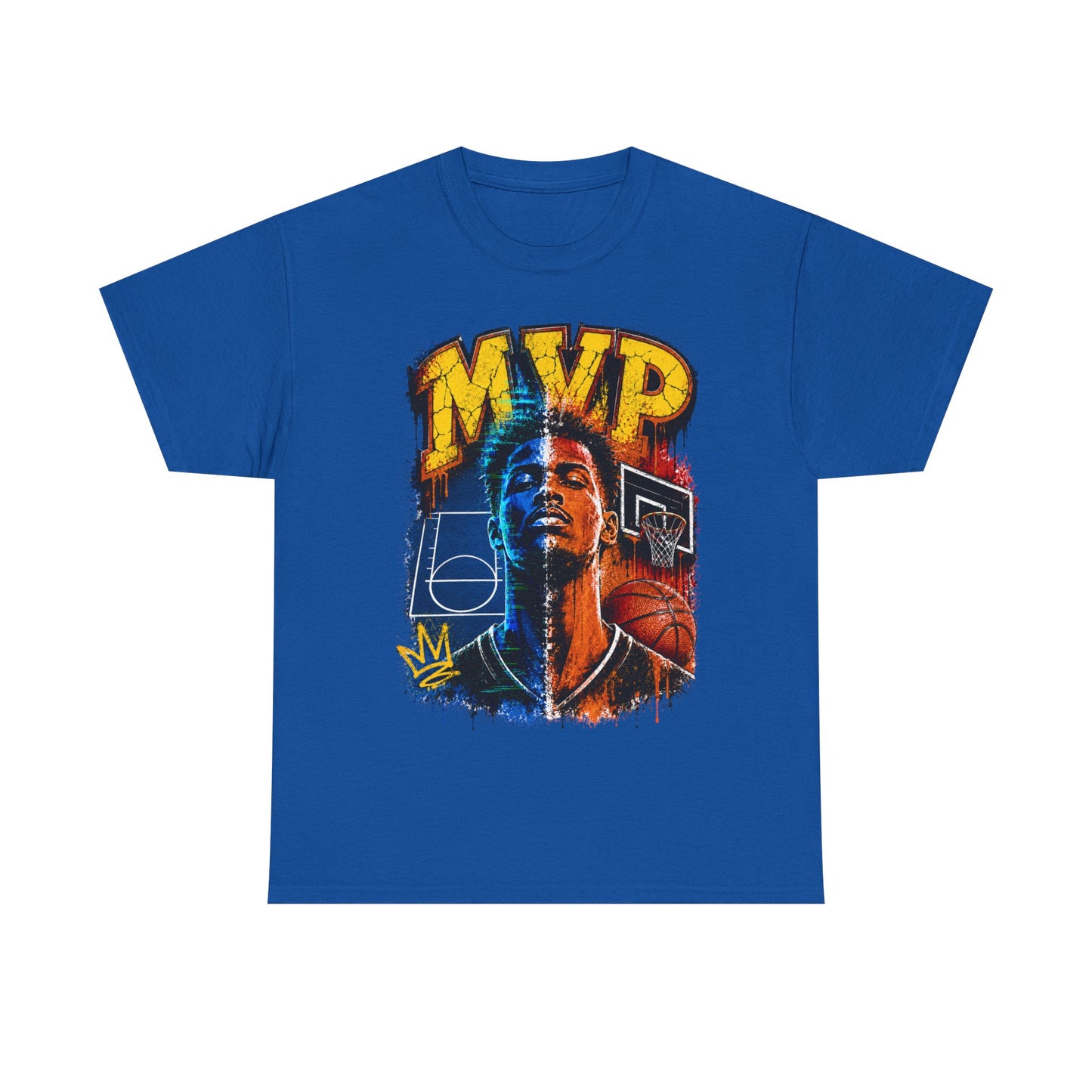Urban Street Basketball MVP Graphic Tee | Retro Hoops Streetwear T-Shirt
