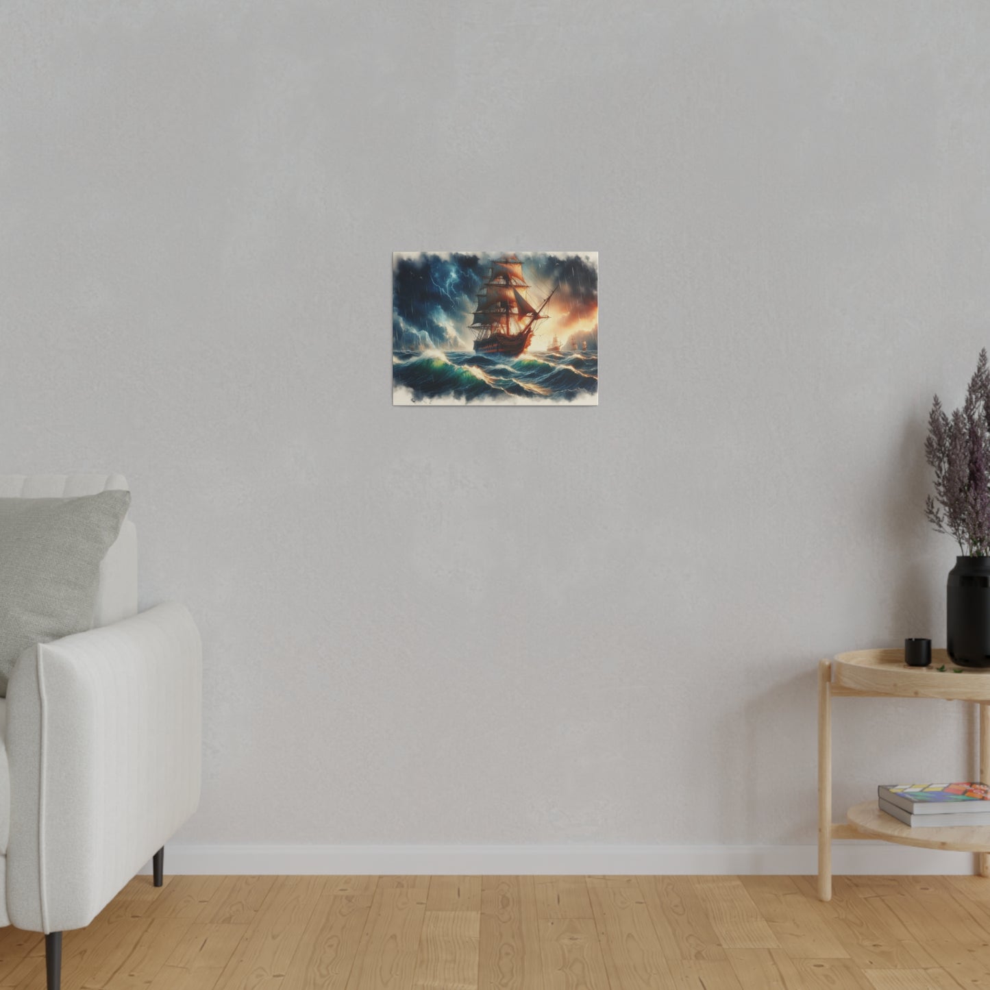 Tempest Voyage - Matte Canvas, Stretched, Home Decoration, Living Room, Study Room, Gift Idea