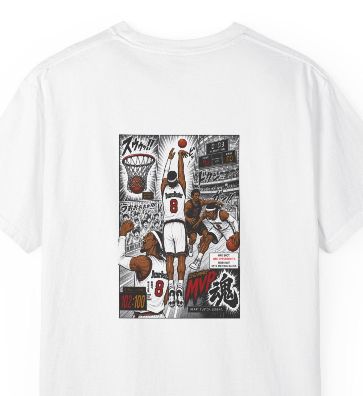 Anime Basketball T-Shirt | Retro Manga Graphic Tee | MVP Soul Streetwear