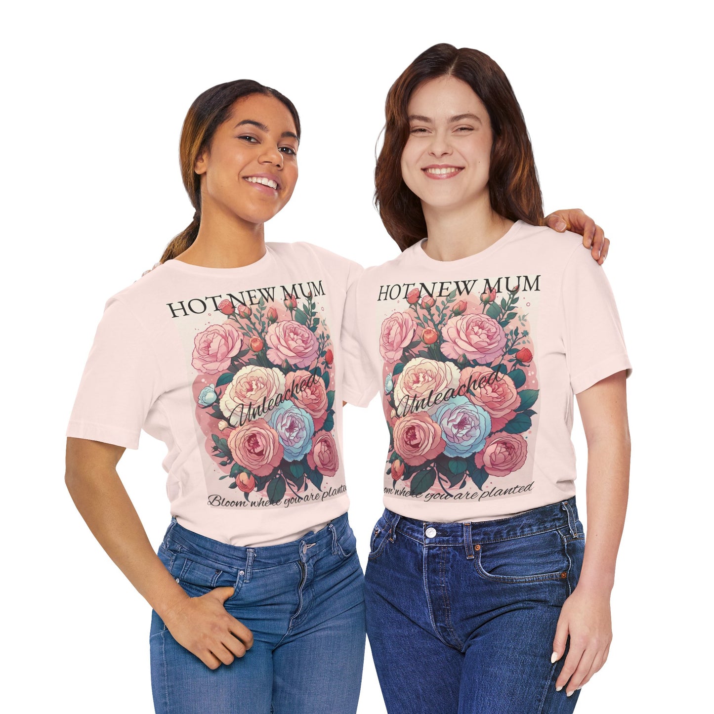 Hot New Mum Unleashed - Short Sleeve Tee, Mother's Day, New Mum Series