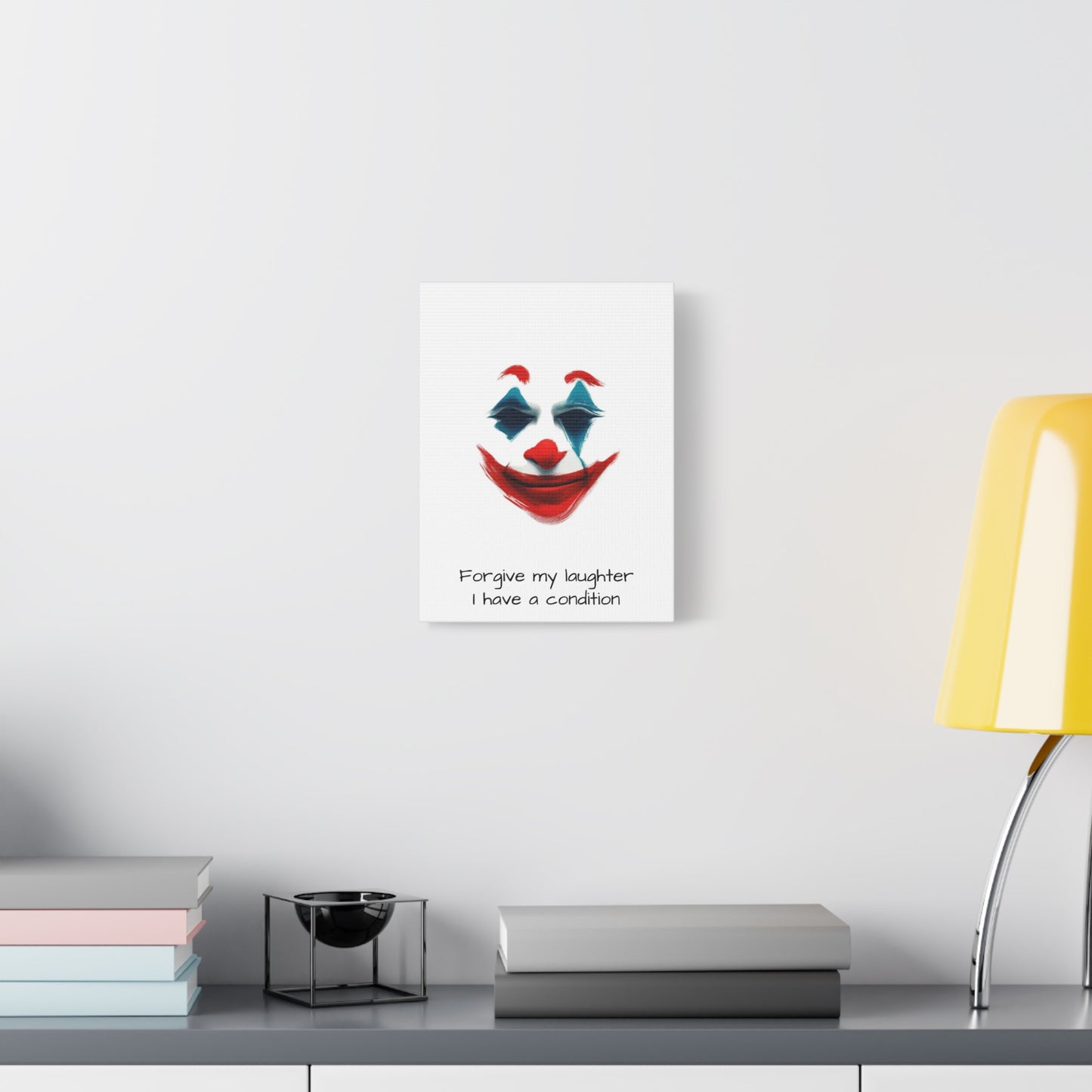 Life's Comedy Canvas Art - Joker Inspired - Matte Canvas, Stretched, 1.25"