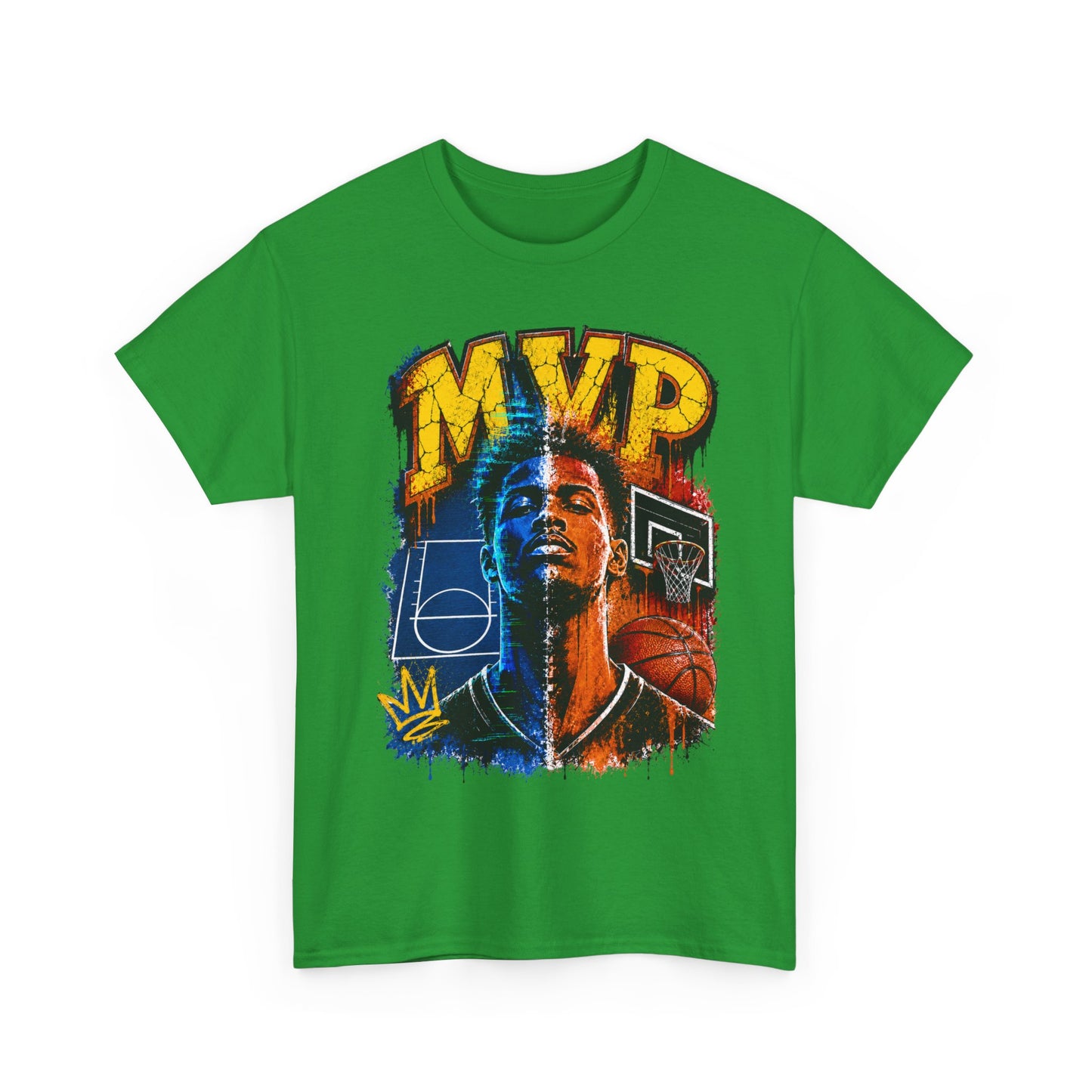 Urban Street Basketball MVP Graphic Tee | Retro Hoops Streetwear T-Shirt