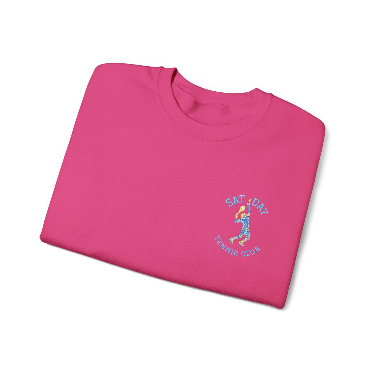 Women's Embroidered Vintage Tennis Sweatshirt | Retro Club Pullover