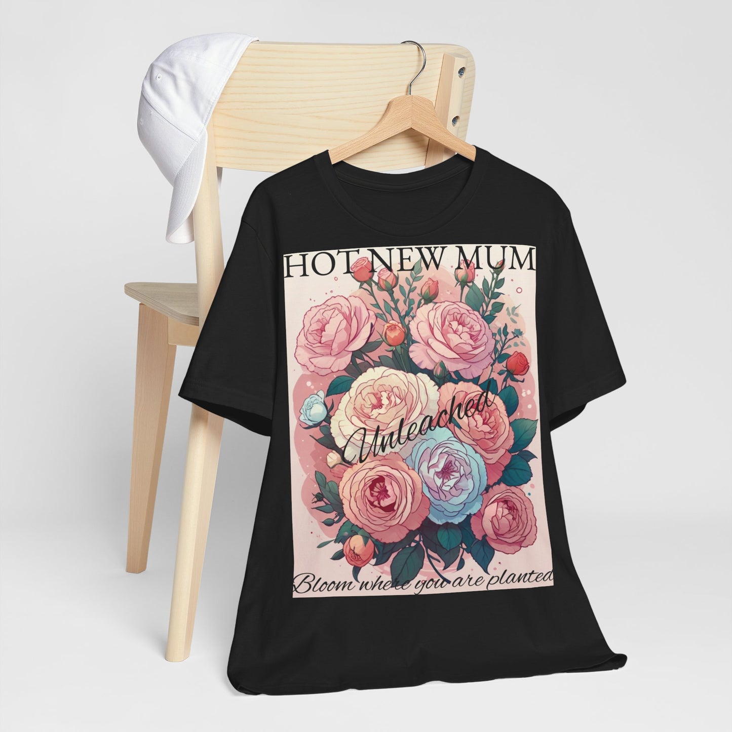 Hot New Mum Unleashed - Short Sleeve Tee, Mother's Day, New Mum Series