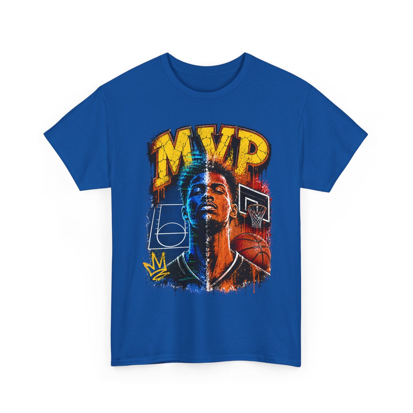 Urban Street Basketball MVP Graphic Tee | Retro Hoops Streetwear T-Shirt