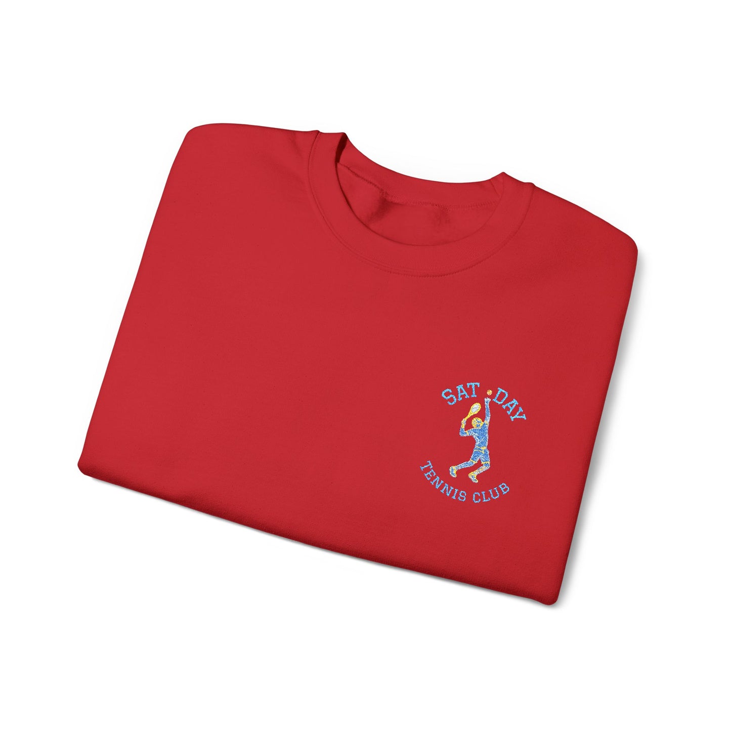 Women's Embroidered Vintage Tennis Sweatshirt | Retro Club Pullover