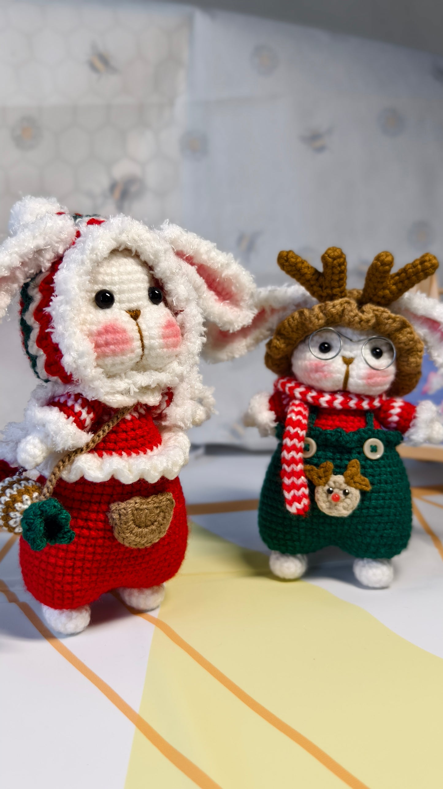 Mopsy the Christmas Bunny – Your Handmade Holiday Buddy | Crochet Toy