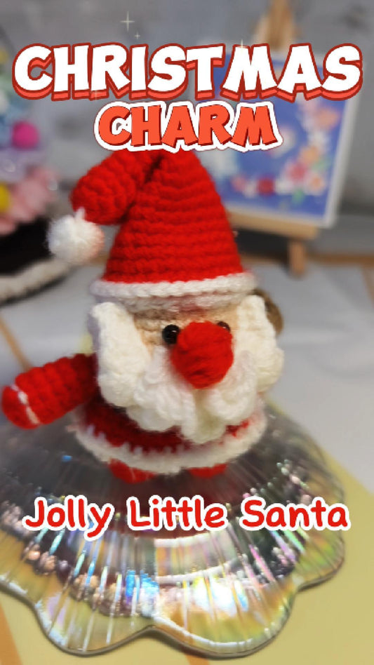 Jolly Little Santa – Handmade Crochet Christmas Toy | Christmas Charm